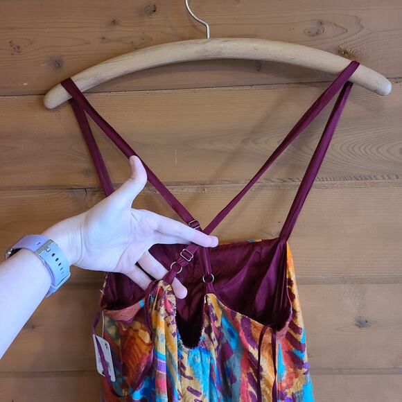 Free People Sahara Dress Maxi Desert Small NWT Boho Western Serape Rodeo Flowy - Picture 5 of 7